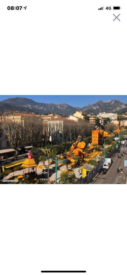 Menton Centre Vue Imprenable Sur Mer Et Jardin Bioves المظهر الخارجي الصورة