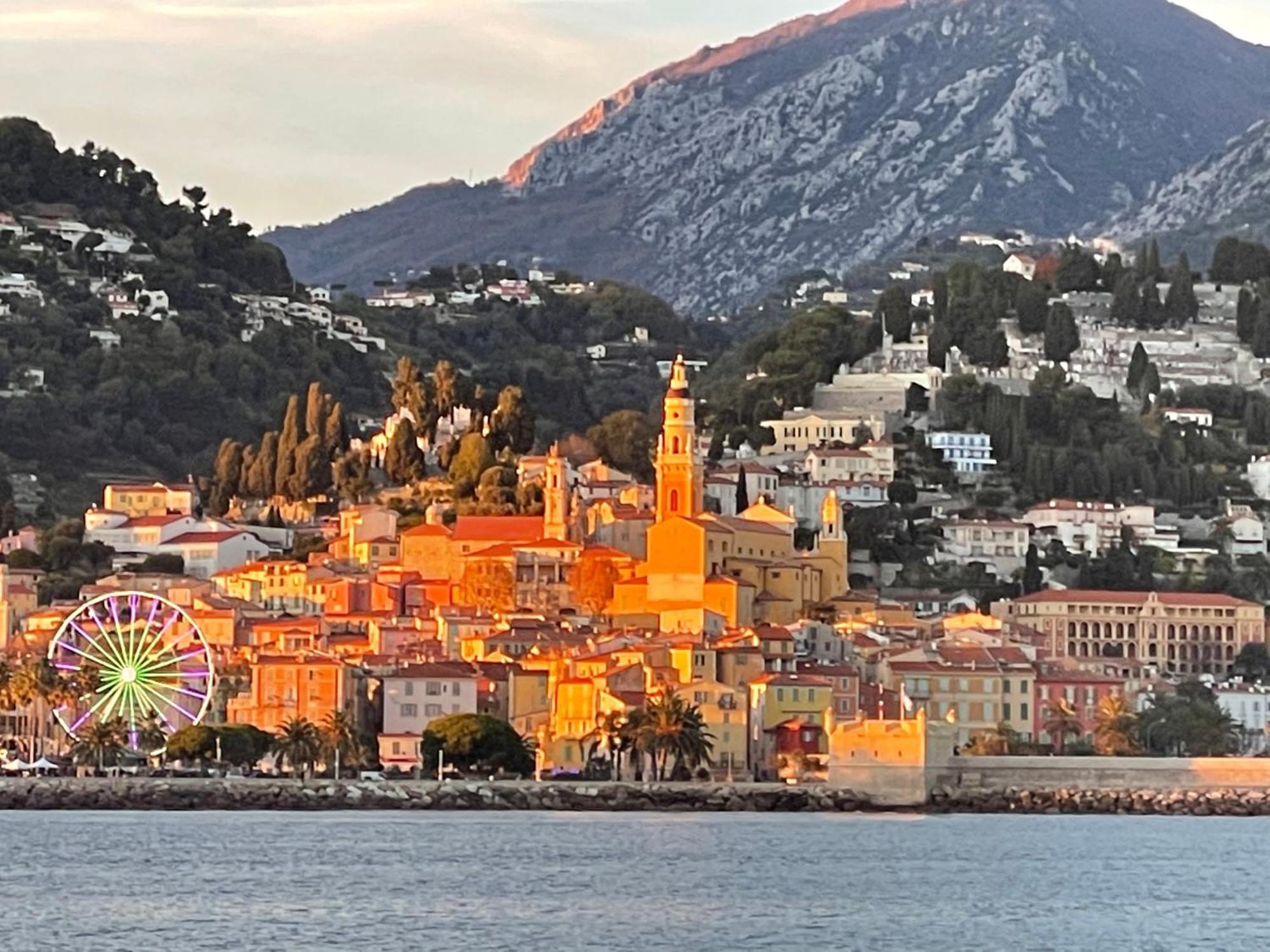 Menton Centre Vue Imprenable Sur Mer Et Jardin Bioves المظهر الخارجي الصورة