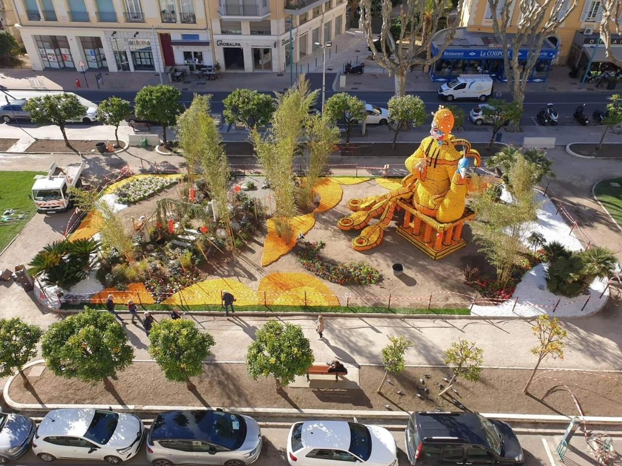 Menton Centre Vue Imprenable Sur Mer Et Jardin Bioves المظهر الخارجي الصورة