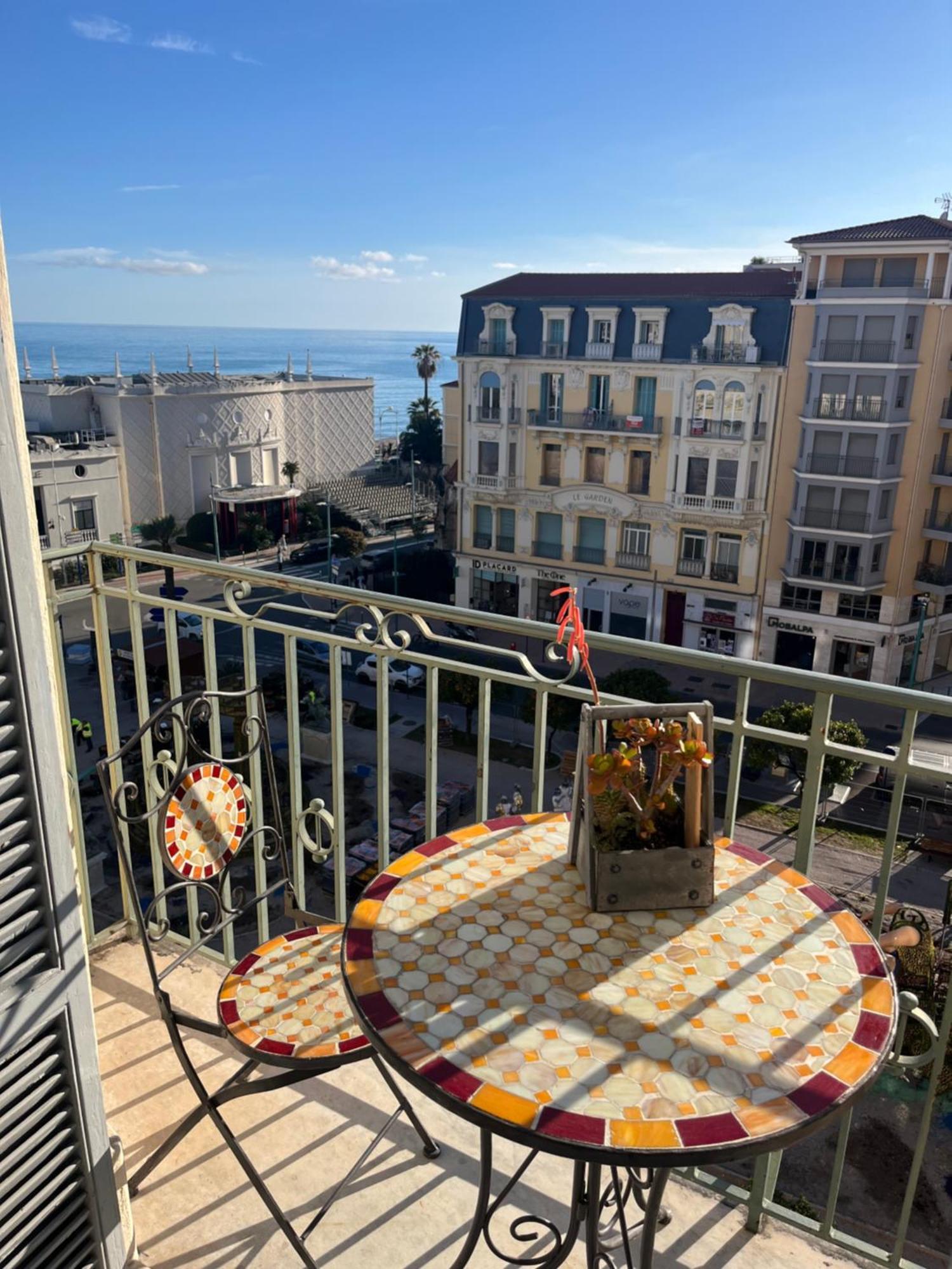 Menton Centre Vue Imprenable Sur Mer Et Jardin Bioves المظهر الخارجي الصورة
