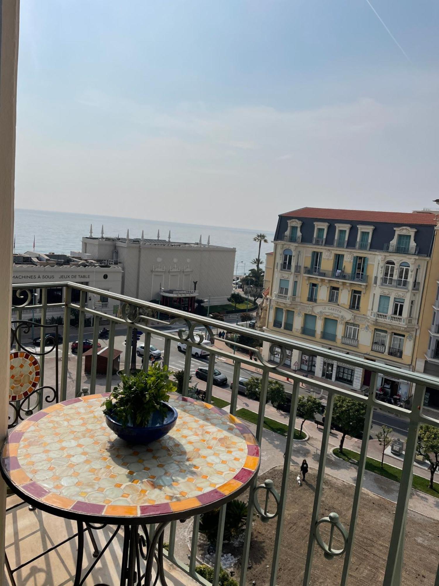 Menton Centre Vue Imprenable Sur Mer Et Jardin Bioves المظهر الخارجي الصورة