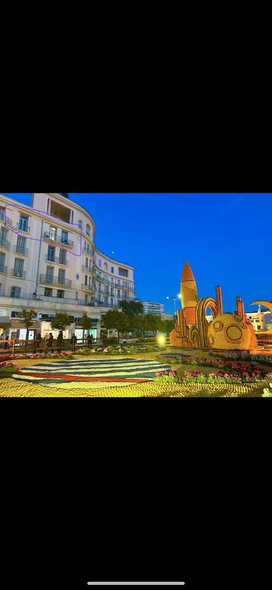 Menton Centre Vue Imprenable Sur Mer Et Jardin Bioves المظهر الخارجي الصورة