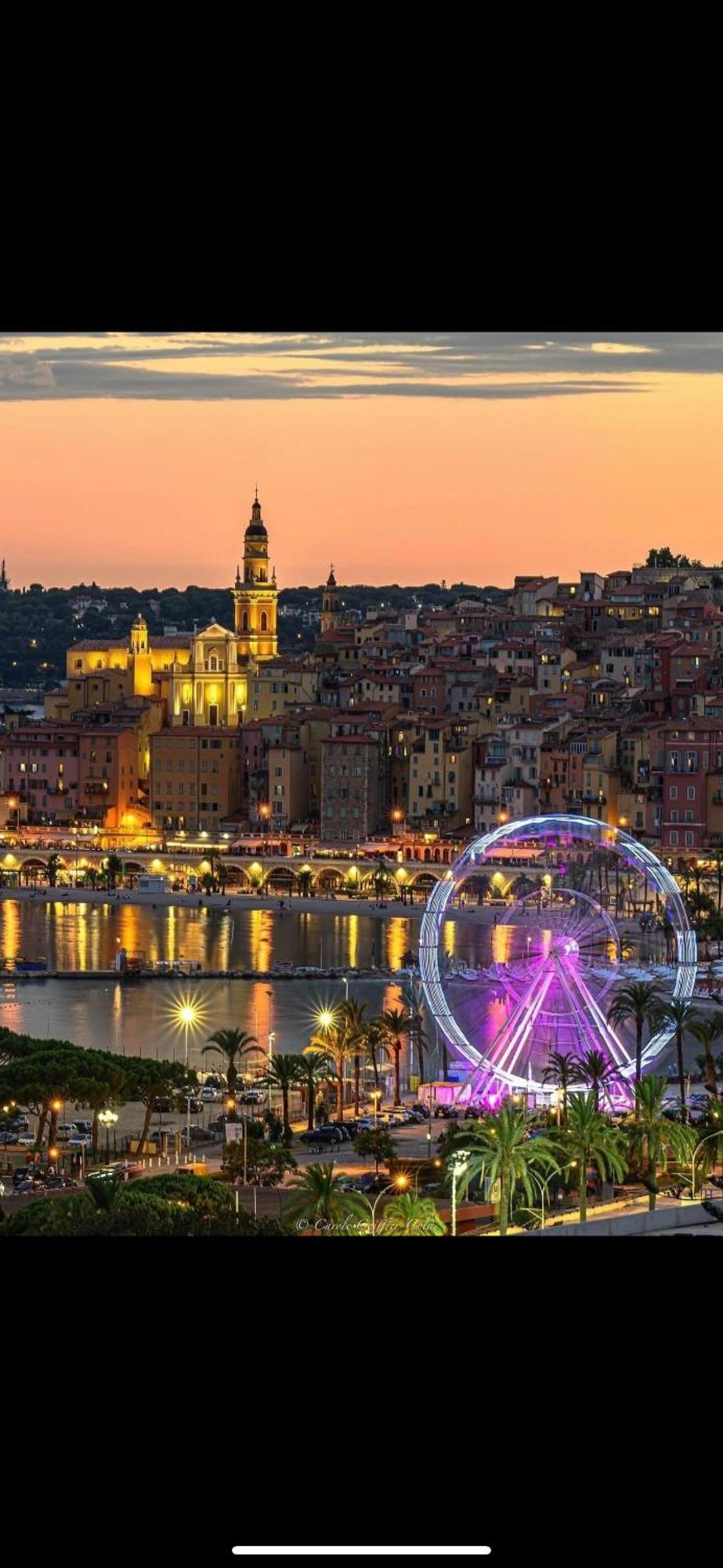 Menton Centre Vue Imprenable Sur Mer Et Jardin Bioves المظهر الخارجي الصورة
